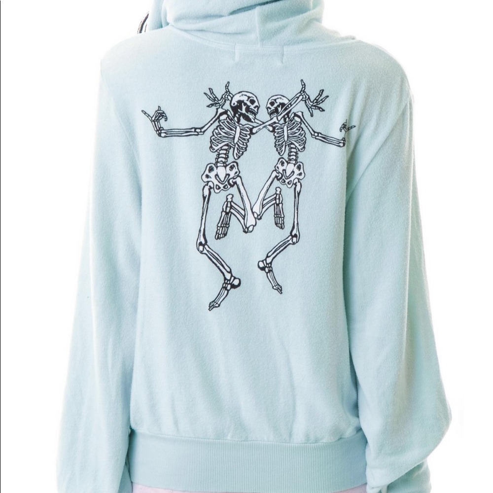 Wildfox Dancing Skeletons 💃🏻💀 Hoodie Small